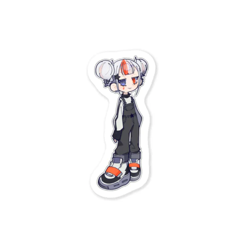 １号ちゃんオーバーオールver Sticker