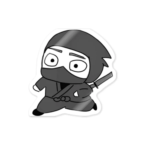 走る忍者 Sticker
