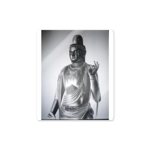 水墨　聖観音 Sticker