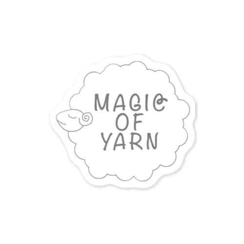 Magic of yarn Sticker