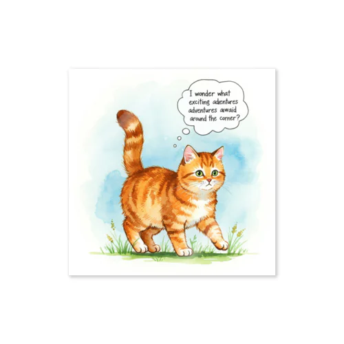 ふわもこ猫ちゃん Sticker