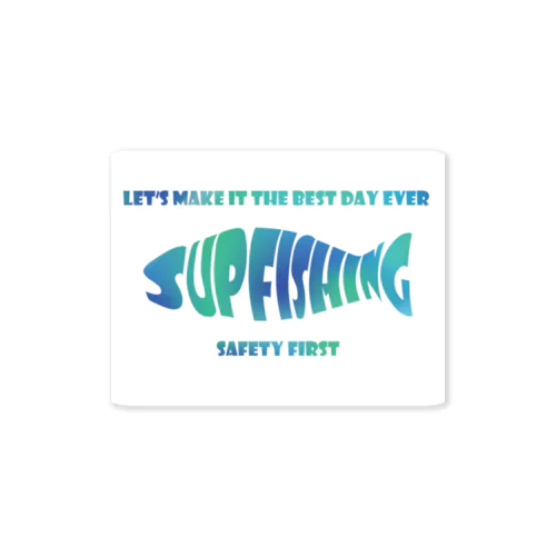 SUP FISHING Sticker