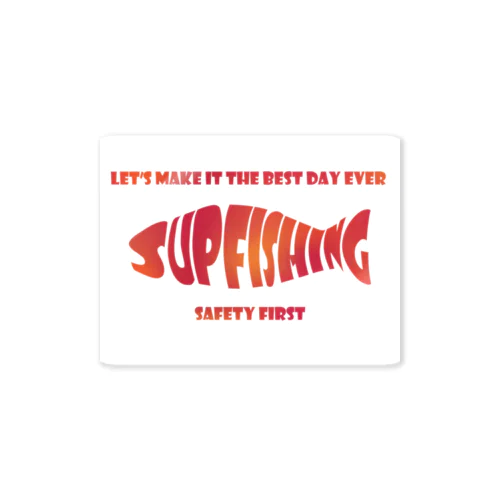SUP FISHING Sticker