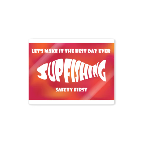 SUP FISHING Sticker