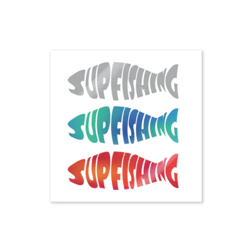 SUP FISHING Sticker