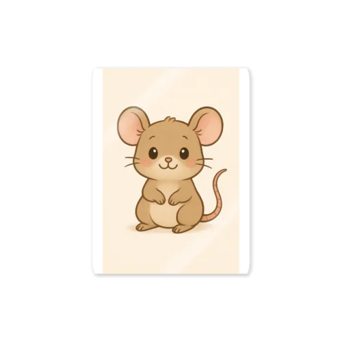 ちびっこ探検隊 チュータくん【イラスト ネズミ かわいい】 Sticker