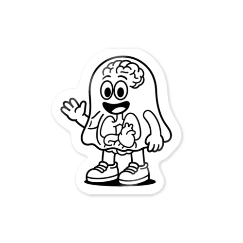 オバケのスニ丸 Sticker