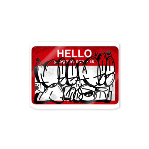 ねえあのネームタグ Sticker