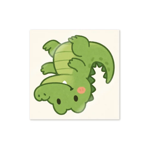 さかさワニくん Sticker