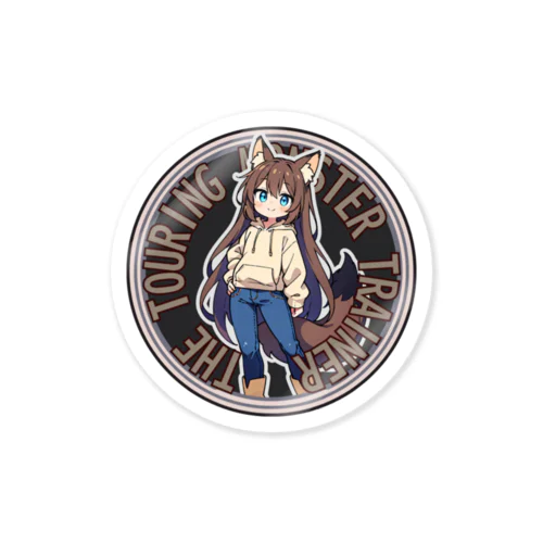 キツネさんエンブレム【Bタイプ】 Sticker