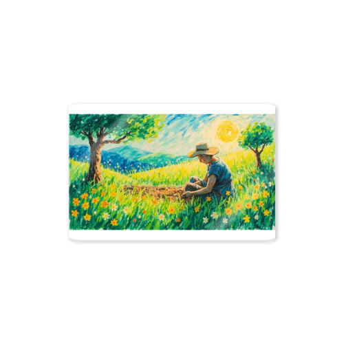 AIアート ステッカー（カットタイプ・高品質）/ kasamacura Sticker