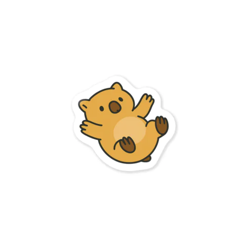 ベーシックなウォンバット Sticker