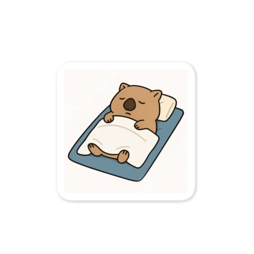 ぐっすりウォンバット Sticker