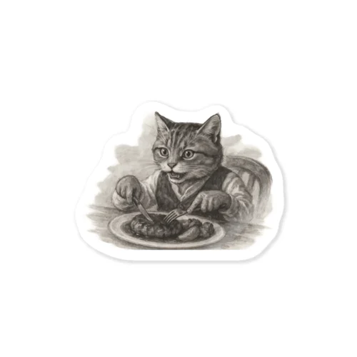 老舗洋食屋-墨のしらべ- Sticker