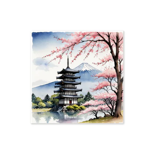日本の風景 Sticker
