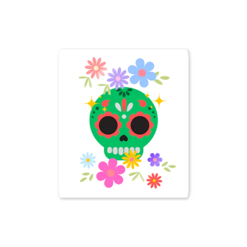 🌸Fiesta Skull　≪mayumi作≫ Sticker