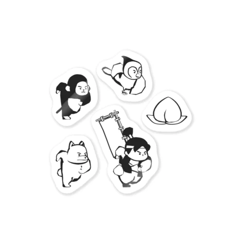 むかしストリート -桃男-（メイン） Sticker