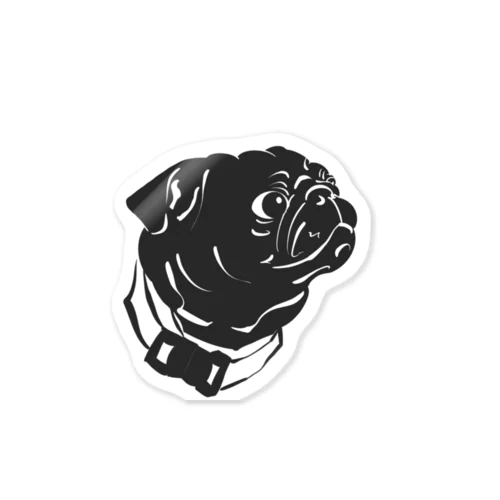 くんすかパグのステッカー Sticker