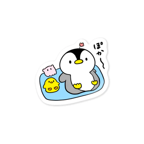 ぺんたこ　ステッカー（大）　ぽか〜 Sticker