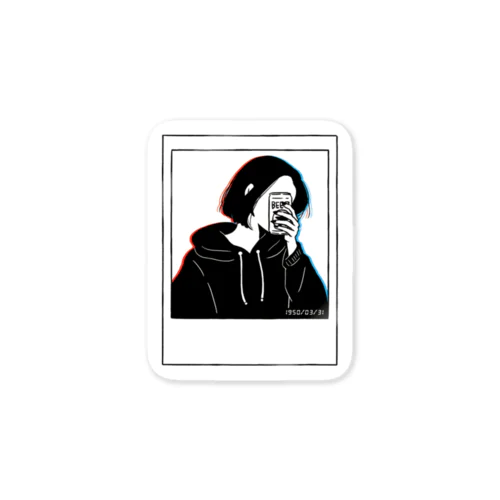 Beergirl ステッカー Sticker