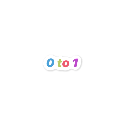 0 to 1 OG Sticker