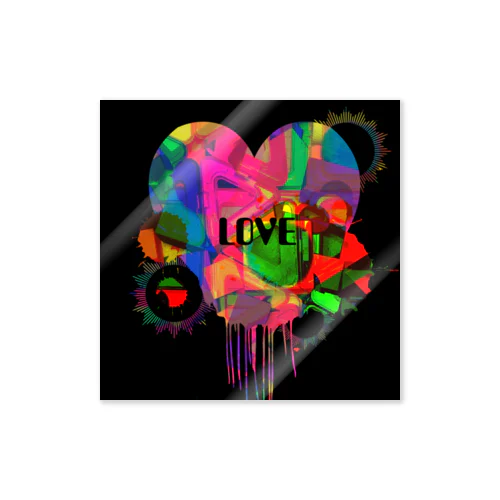 愛 LOVE Me Sticker