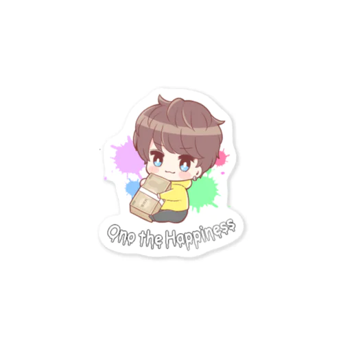 おの the Happiness Sticker