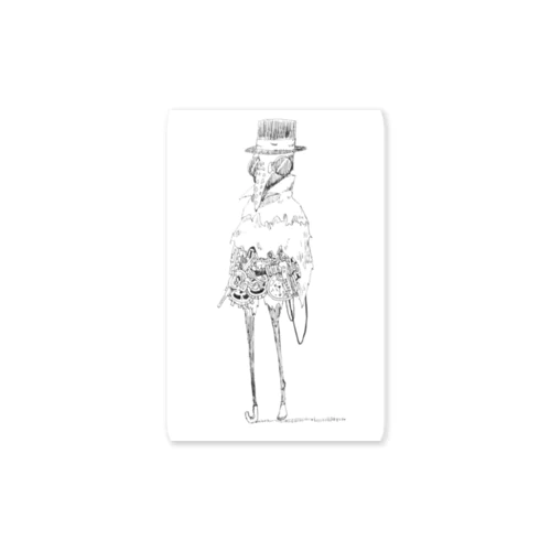 ペストのひと Sticker
