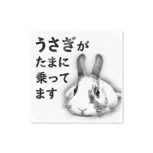 うさぎ」ステッカーの通販 ∞ SUZURI（スズリ）
