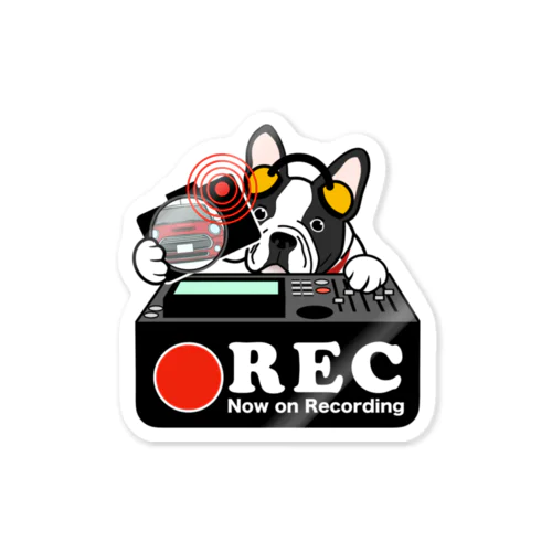 フレンチブルドッグ ドラレコステッカー Sticker