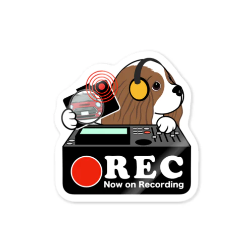 キャバリア・キング・チャールズ・スパニエル ドラレコステッカー Sticker