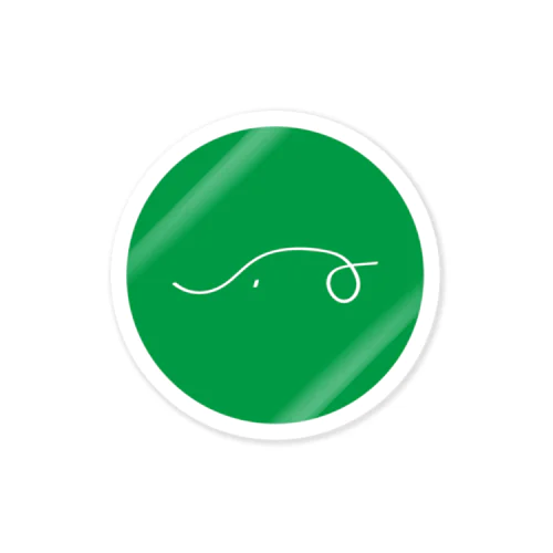 paon_green_◯ Sticker