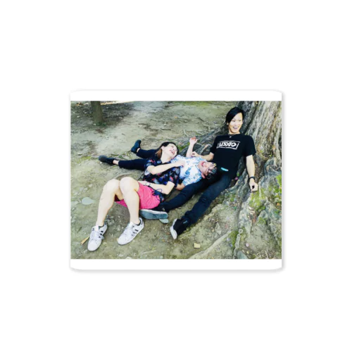【名画】木陰 Sticker