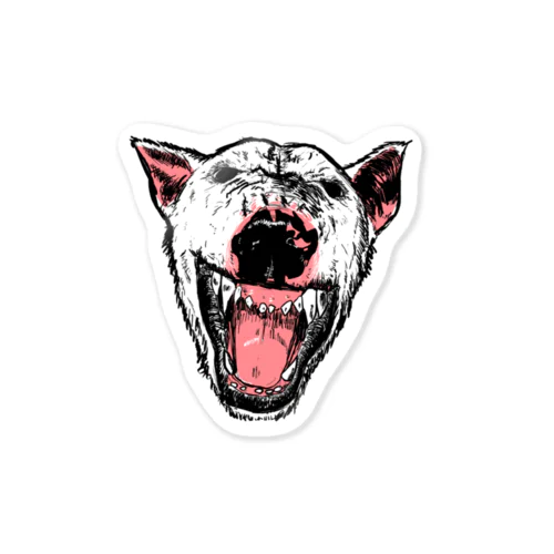 あぐあぐ(ブルテリアのあぐちゃん) Sticker