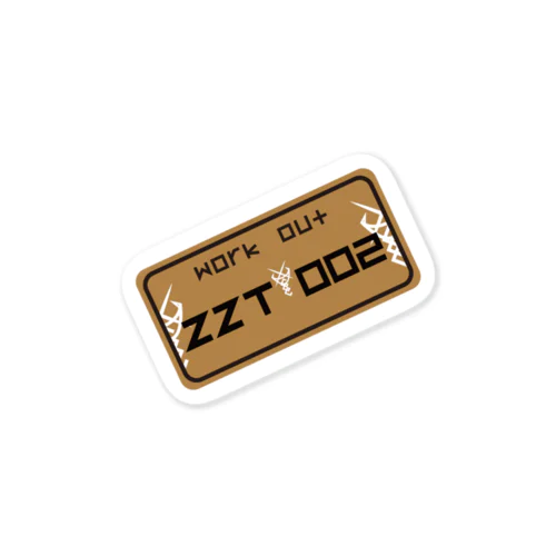 002workout Sticker