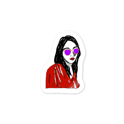 MoMo Girl (simple） Sticker