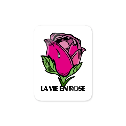 graphic rose Sticker