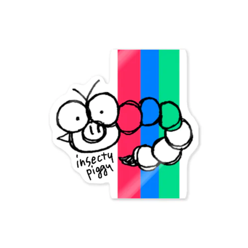 ラインinsectypiggy Sticker