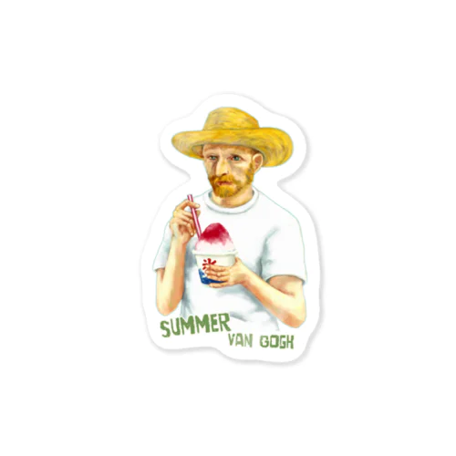 ゴッホの夏 Sticker
