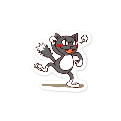 くつ下ねこさん(激怒) Sticker