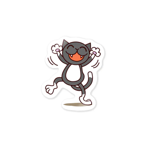くつ下ねこさん（わーい） Sticker