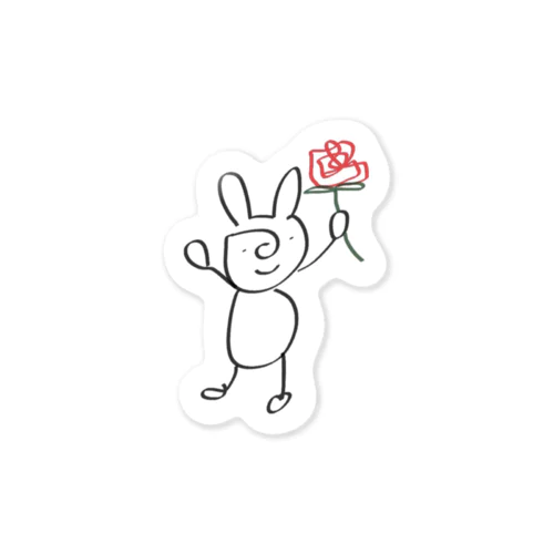 どう見てもうさぎ Sticker