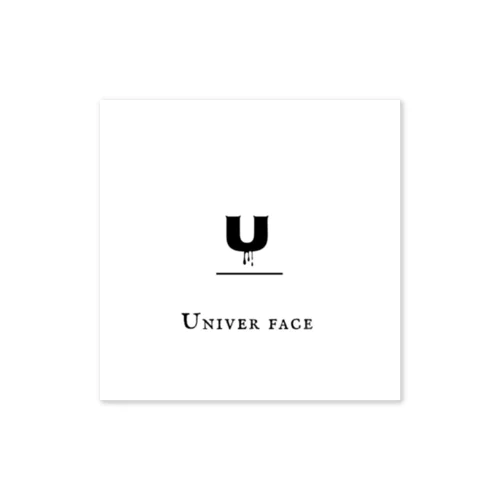 Univer FACE  ステッカー Sticker