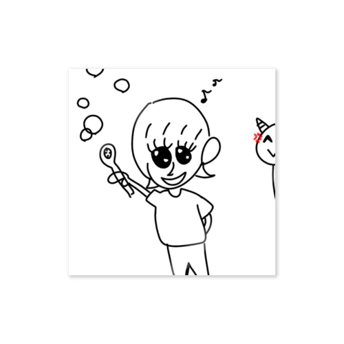 鬼BBA Sticker