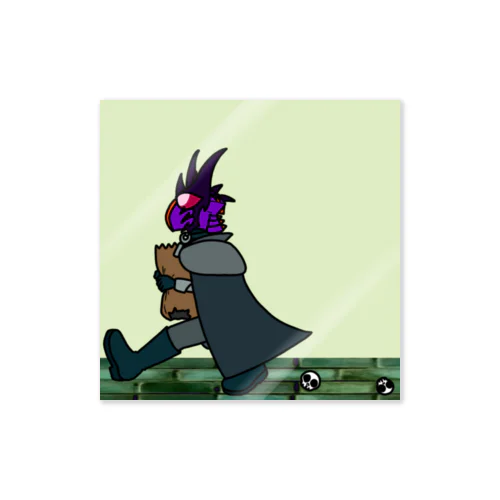 おほねまんじゅう買った殺那サマ Sticker