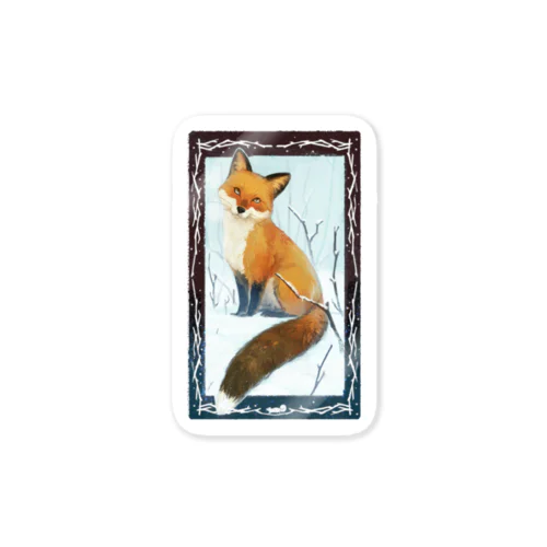 ウィンター・フォックス　小物系 Sticker