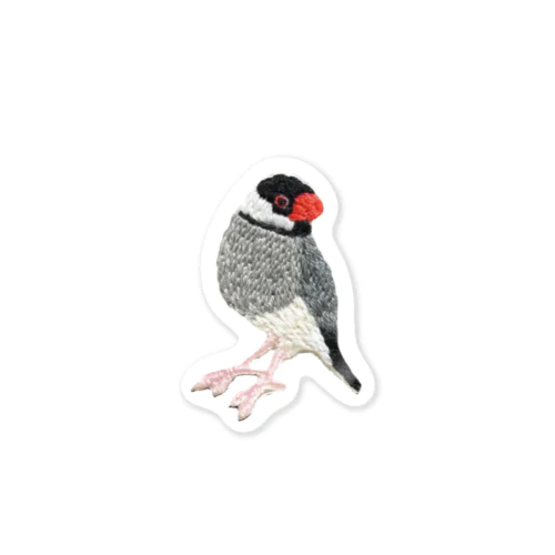 文鳥のぶんちょ Sticker