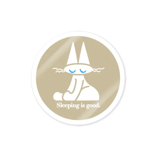 sleeping is good Sticker