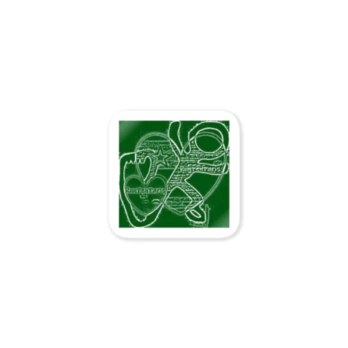 るんぺんパリ ステッカーC Sticker