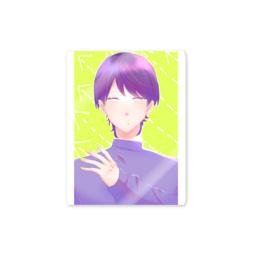 中性さん ステッカー ↖ Sticker